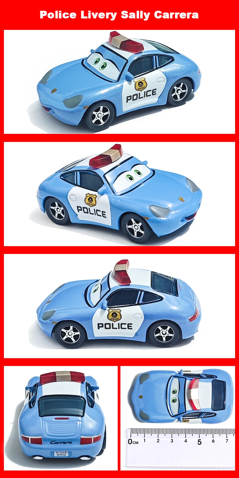Cars Gold Galvanisierung Car King 43 Anime Figur Strip Weathers 1/55 Metall-Druckguss Dinoco Rennspielzeug Kindergeschenke – Detail 27