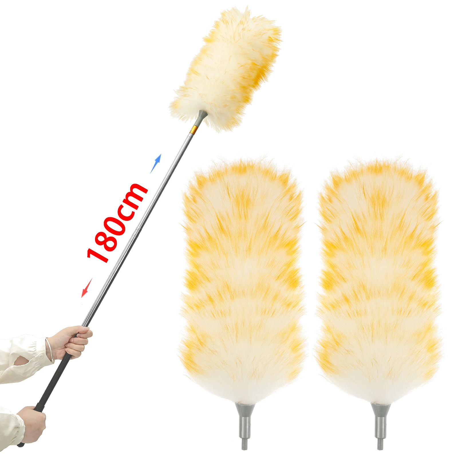 

Выдвижная шерстяная тряпка, бытовая тряпка для удаления пыли, потолочные вентиляторы, инструменты для очистки зазоров в мебели, подметание куриных перьев