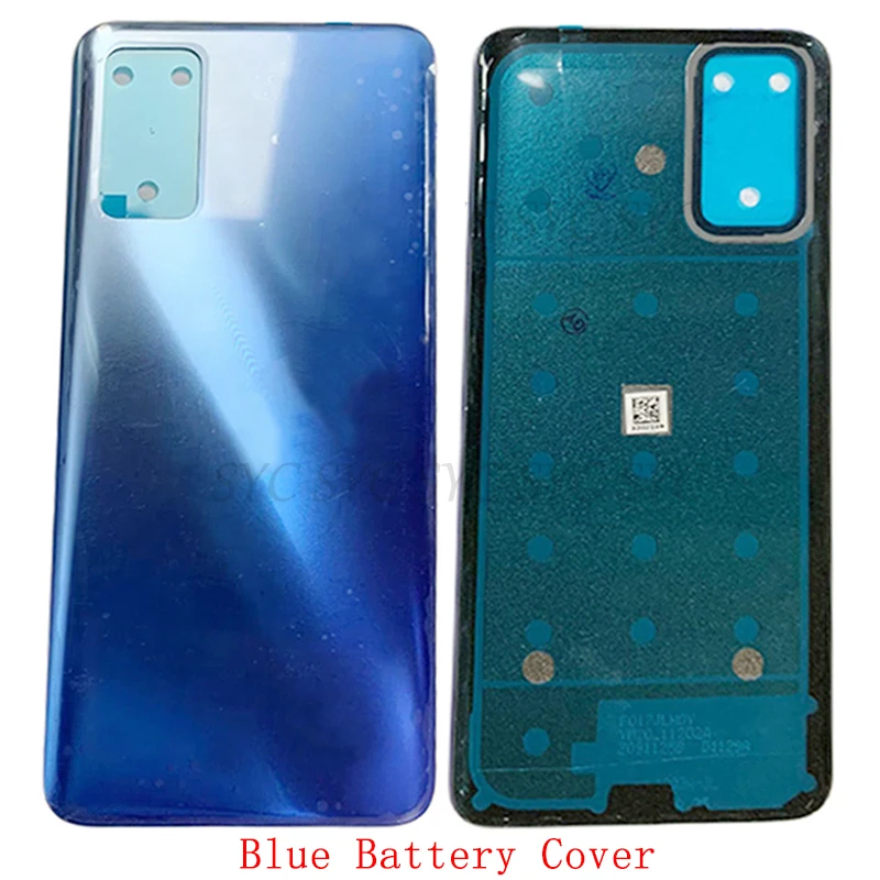Battery Cover Rear Door Housing Back For Realme V15 5G Battery Cover with Middle Frame Camera Frame Sim Card Tray