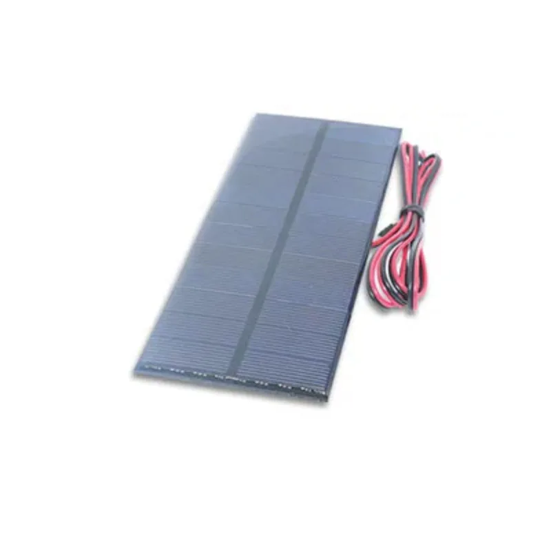 Bild 6: Solarpanel 5,5 V 6 V 130 mA 220 mA 240 mA 250 mA 500 mA Tragbare Mini-Solarzellen für DIY-Solarladegerät Sun Power-Modul mit Kabel