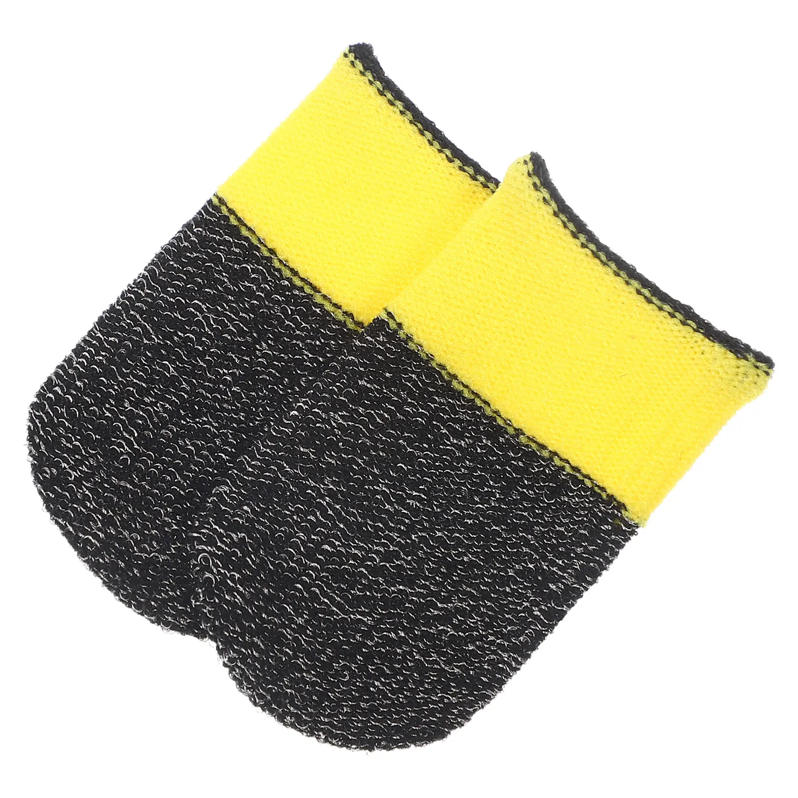 

2pcs Gaming Covers Breathable Anti-Slip Finger Sleeves Nylon Silver Carbon Fiber Material Smooth Touchscreen Response