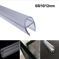 Bath Shower Screen Door Seal Strip Water Baffle 6-12mm Seal Gap Window Door Weatherstrip Glass Door Weatherstrip Hardware
