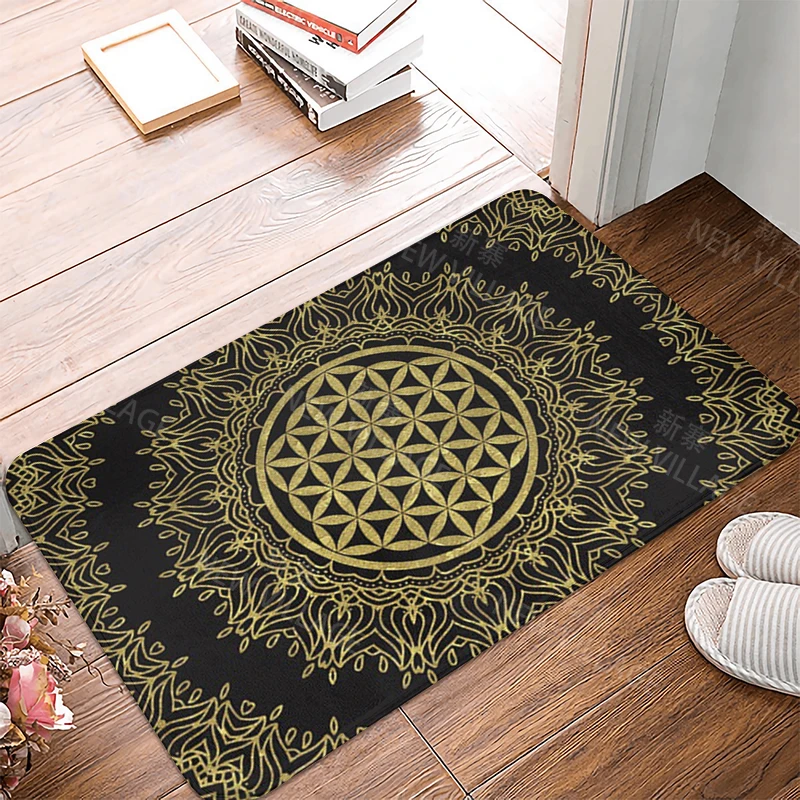 Anti-slip Bath Mat Bathroom Small Rug Shower Mat Home Decor Door Mat Kitchen Bedroom Entrance Room mats Persia vintage Mandala