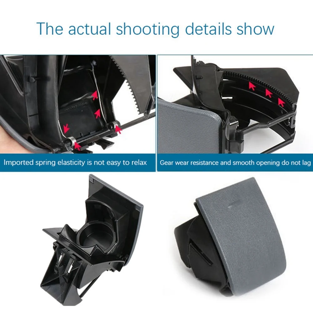 

1 шт. автомобильный держатель для напитков для Mercedes Benz W636 W639 Vito Viano A6396800458 (серый)