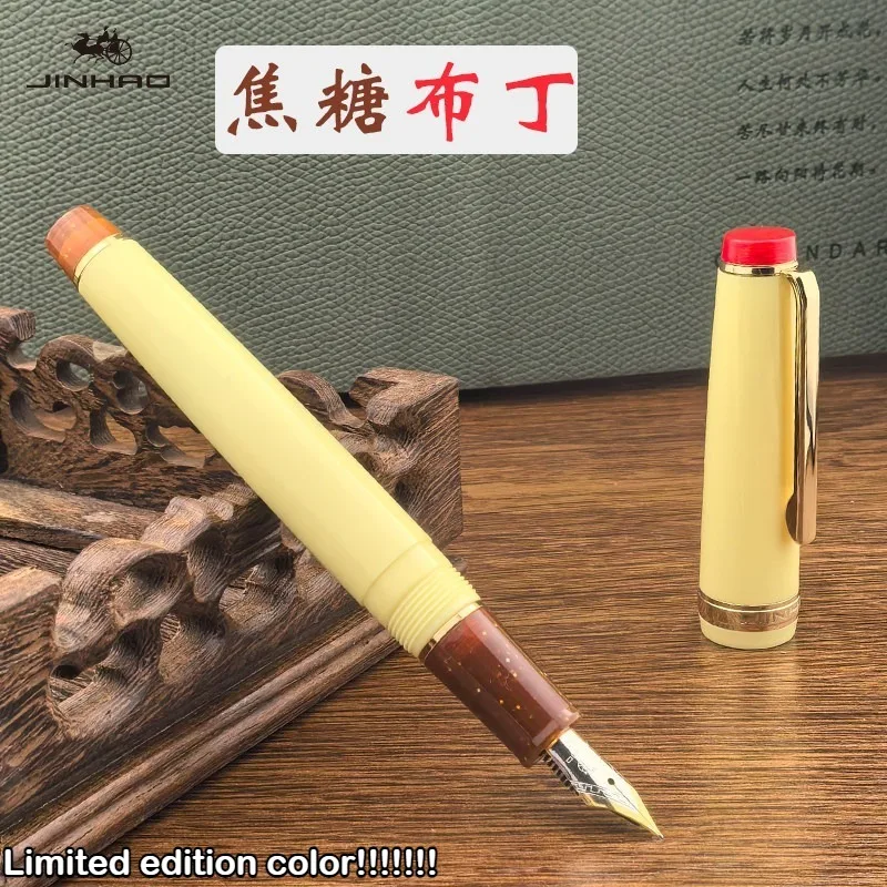 Limited Edition! JINHAO 82 Acrylic Fountain Pen EF/F/M/Bent Nib Customized Mixed Macaron Color School Office Supplies Stationery