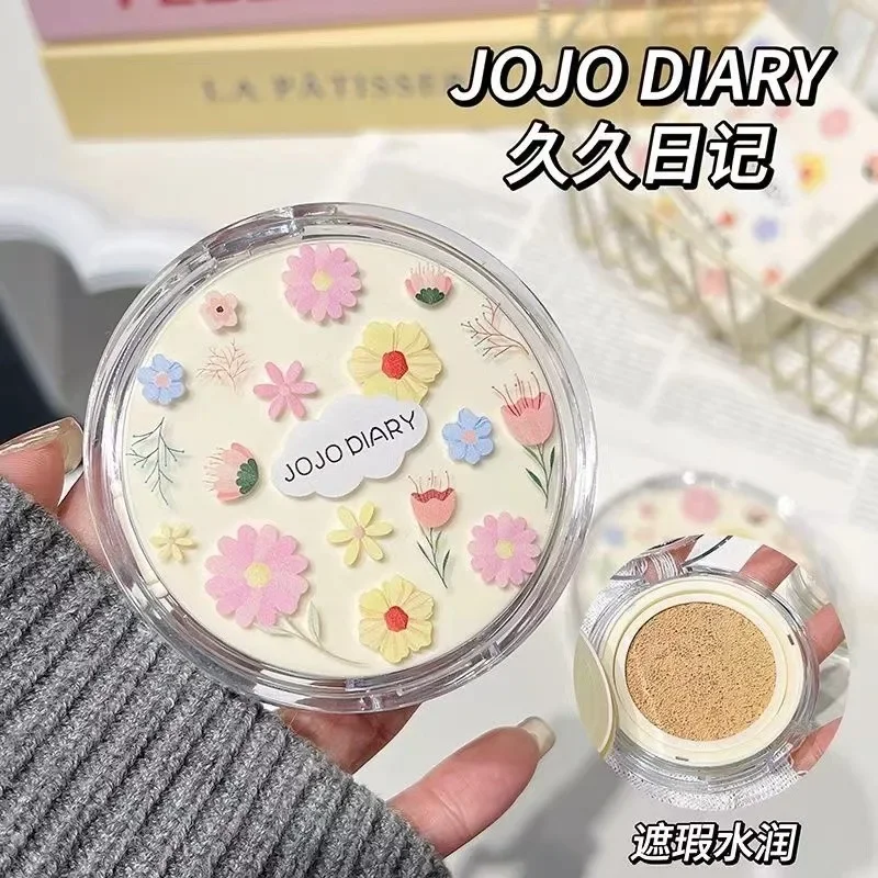 JOJO DIARY-Base con cojín de aire, crema BB CC, corrector mate sin poros, maquillaje blanqueador, cosmético, Base para iluminar la cara resistente al agua