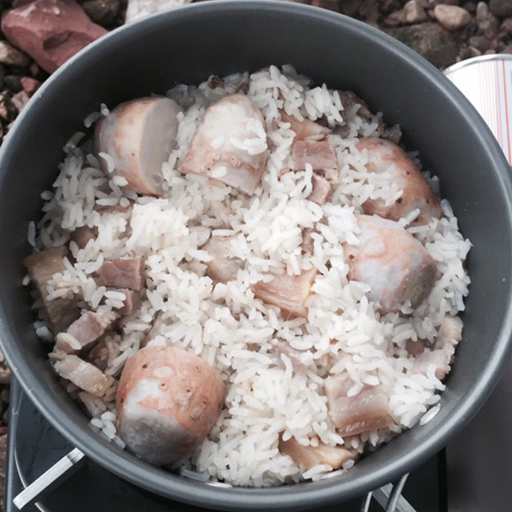 

Camping Non Stick Pan Non-stick Pot Outdoor Food Container Study Cooking Portable Picnic Cookware Durable Hiking Pots