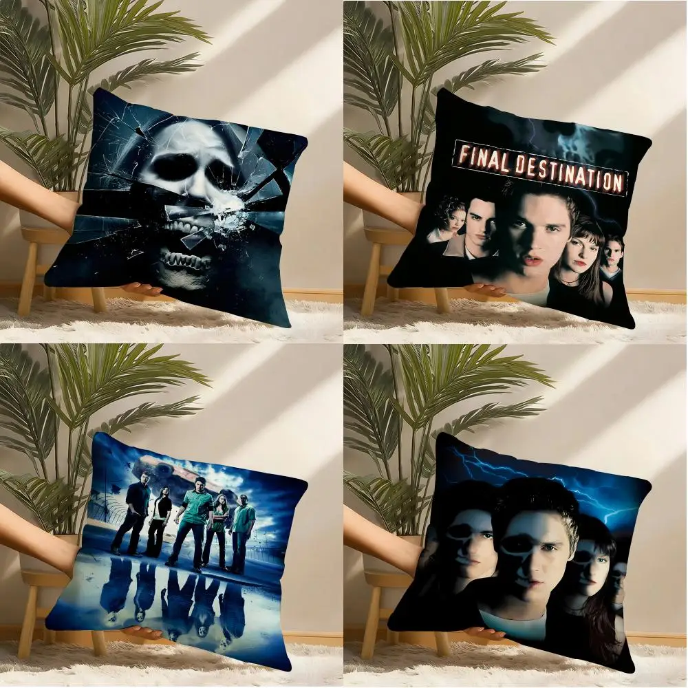 Anime Final Destination Pillow Case Pillowcase, Double-sided Printed, Sofa Cushion, Bedroom Headboard Pillow