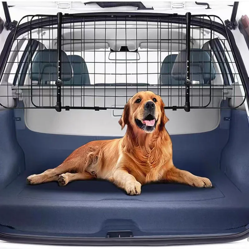 Adjustable Universal Dog Guard Car SUV Dog Barrier Vehicles Pet Divider Gate Net Car Dog Partition Grid Travel Accessories images - 6