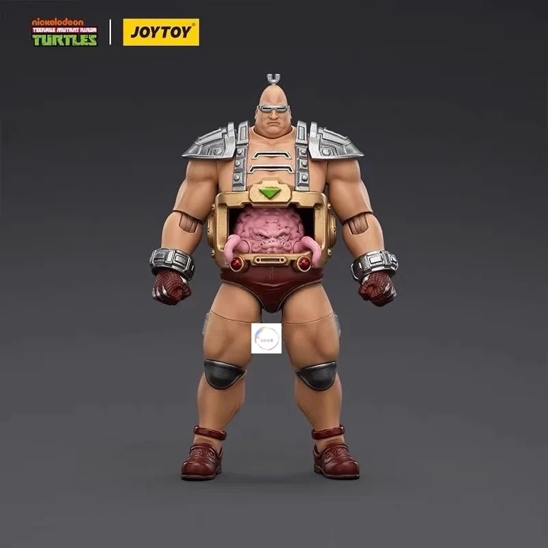 JOYTOY Dark Source Tortugas Ninja Mutantes Adolescentes - Vilão Kron, Fúria, Toca, 1:18 Soldado de ação completa, Figura de jogo moldada