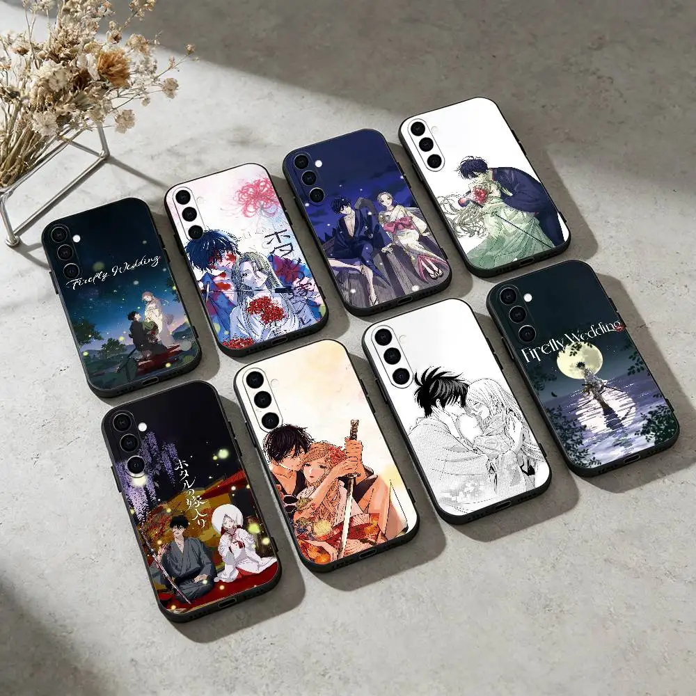 Anime F-Firefly Wedding Phone Case For Samsung Galaxy A20,21s,22,31,32,52,53,72,73,80,91 Soft Black Shell