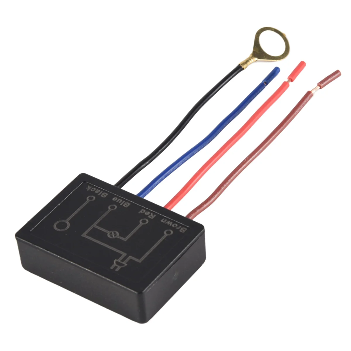 ランプ制御モジュール,調光可能電球用,ランプスイッチ交換キット,配線キャップ付き,2パック