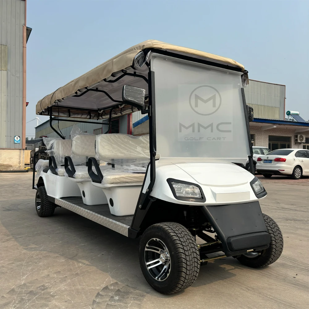 سعر المصنع ماركة مخصصة 4000/5000/7500 واط محرك تيار متردد 48/60/72 فولت 6 8 شخص الألواح الشمسية عربة جولف كهربائية الذهاب كارت الكبار