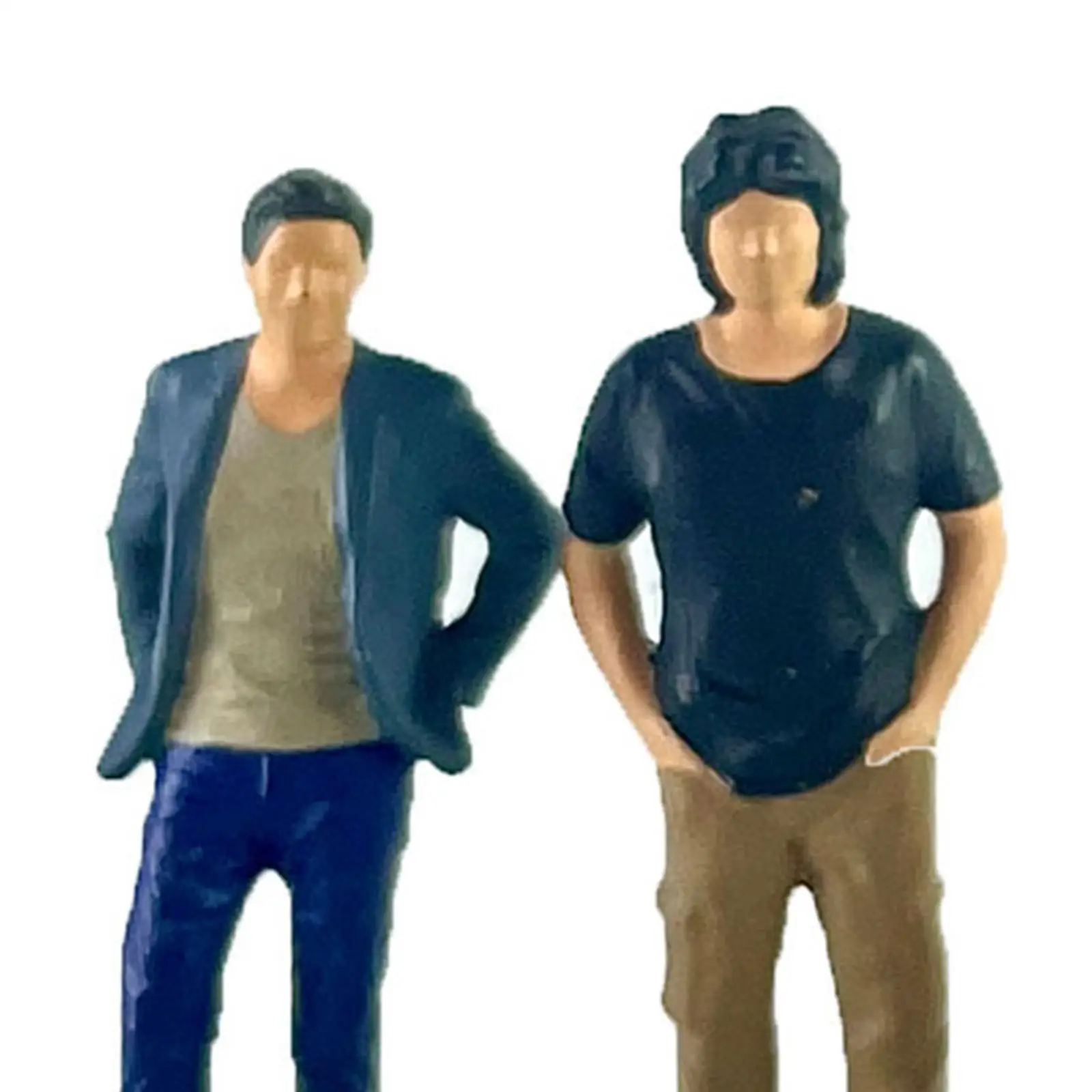 Set Model Figur Biliar Miniatur Pengukur S Tata Letak Model Figur Orang 1:64