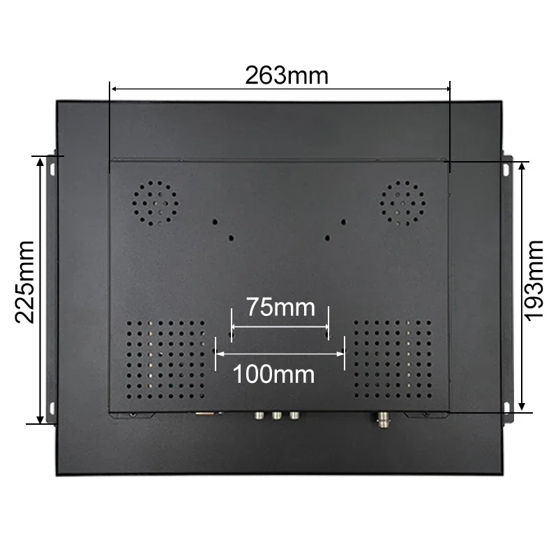 Imagem -04 - Lcd Touch Screen Display com Open Frame Pendurado Orelha Metal Case para Equipamentos Industriais 17 Polegada Preço de Atacado