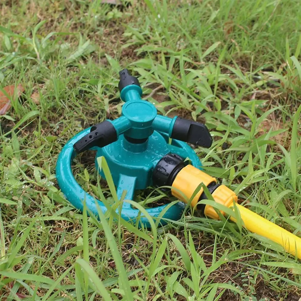 

Sprayer 360 Degree Rotary Nozzle Cooling Humidify Sprinkler Nozzl 360 Degree Three Nozzle Automatic Rotating Water Sprinkler