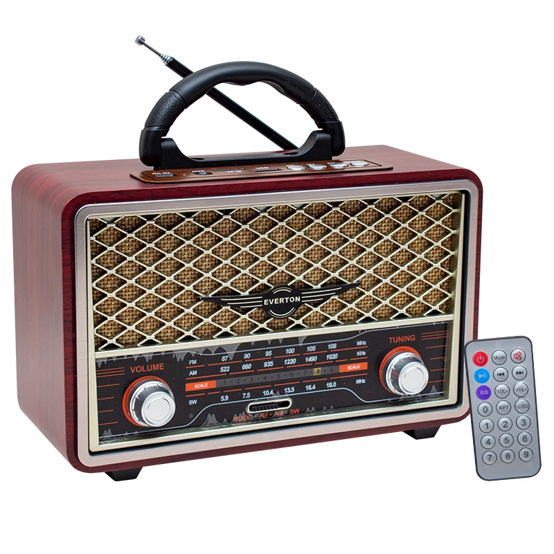 EVERTON RT-809BT USB/SD/FM/BLUETOOTH SUPPORTED NOSTALGIC RADIO