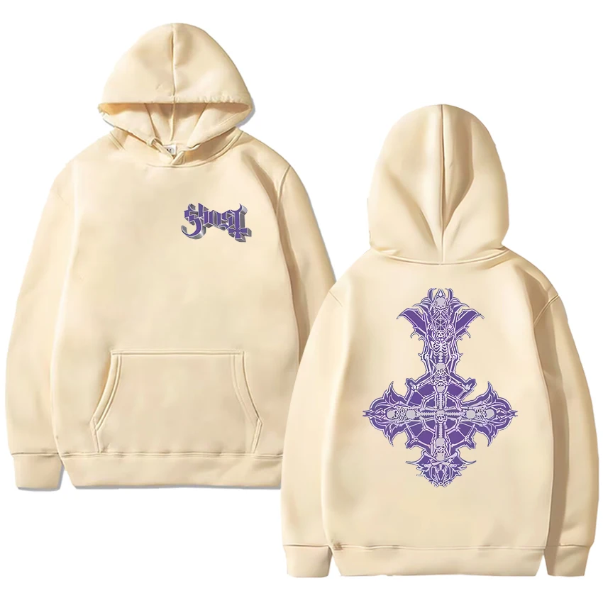 Hot Sale Ghost Skeletour World Tour 2025 New in Album streetwear Men women hip hop Hoodie Unisex Fleece Long sleeve Sweatshirt