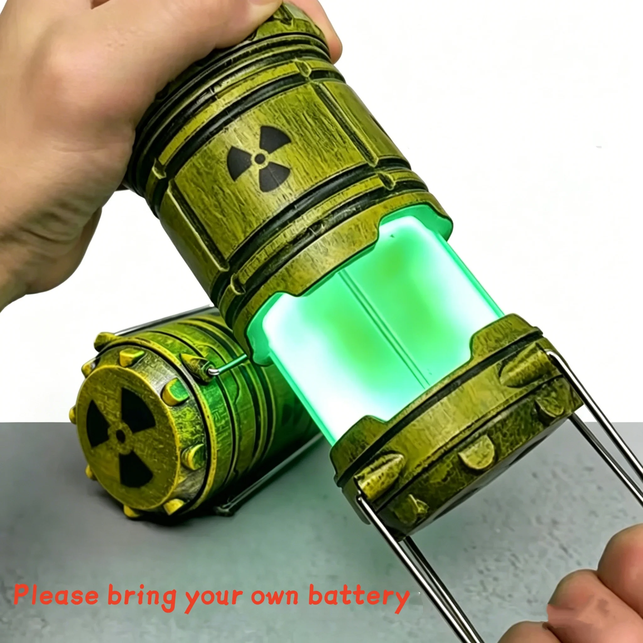 

Новинка! Миниатюрный фонарь-имитация ядерного реактора, ручной кемпинговый светильник, светящийся в темноте ночник, не требует батареек, декор для дома, подарок