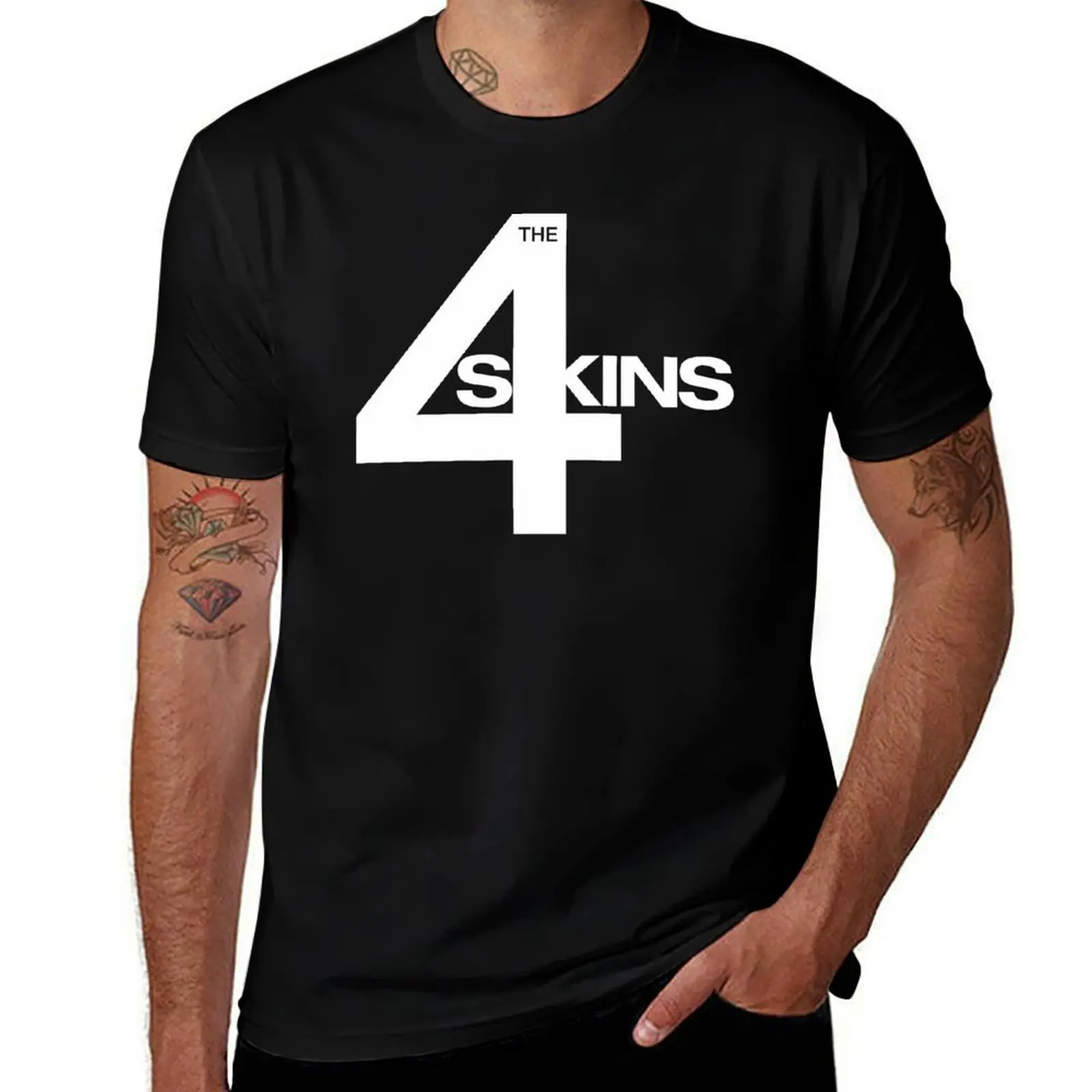 

the four skins T-Shirt Basic Casual Wear Short Sleeve Top