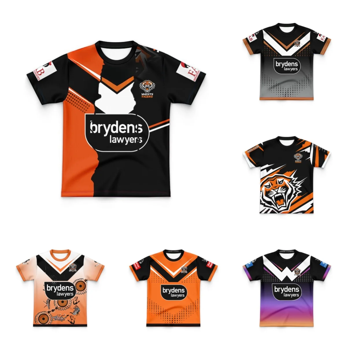 

KIDS 2024 home jersey - West Tigers jersey(Custom name and number )