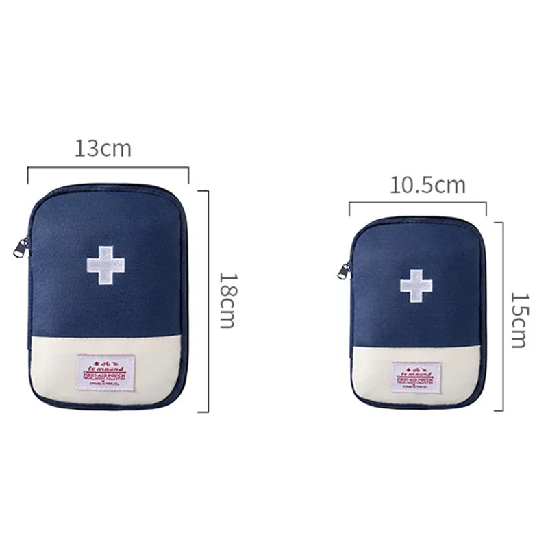 Simpatica Mini borsa per medicinali portatile Kit di pronto soccorso Kit di emergenza medica Organizer borsa per la conservazione della pillola