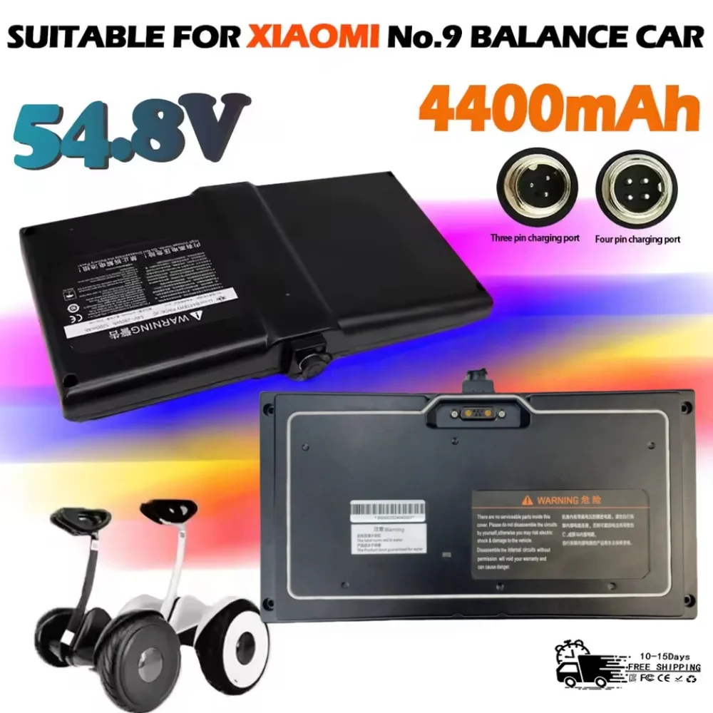 

Original 54.8V 4400mAh/5200mAh Battery Ninebot Balance Scooter For No.9 Balance Mini Pro Scooter 3PIN/4Pin Lithium Battery
