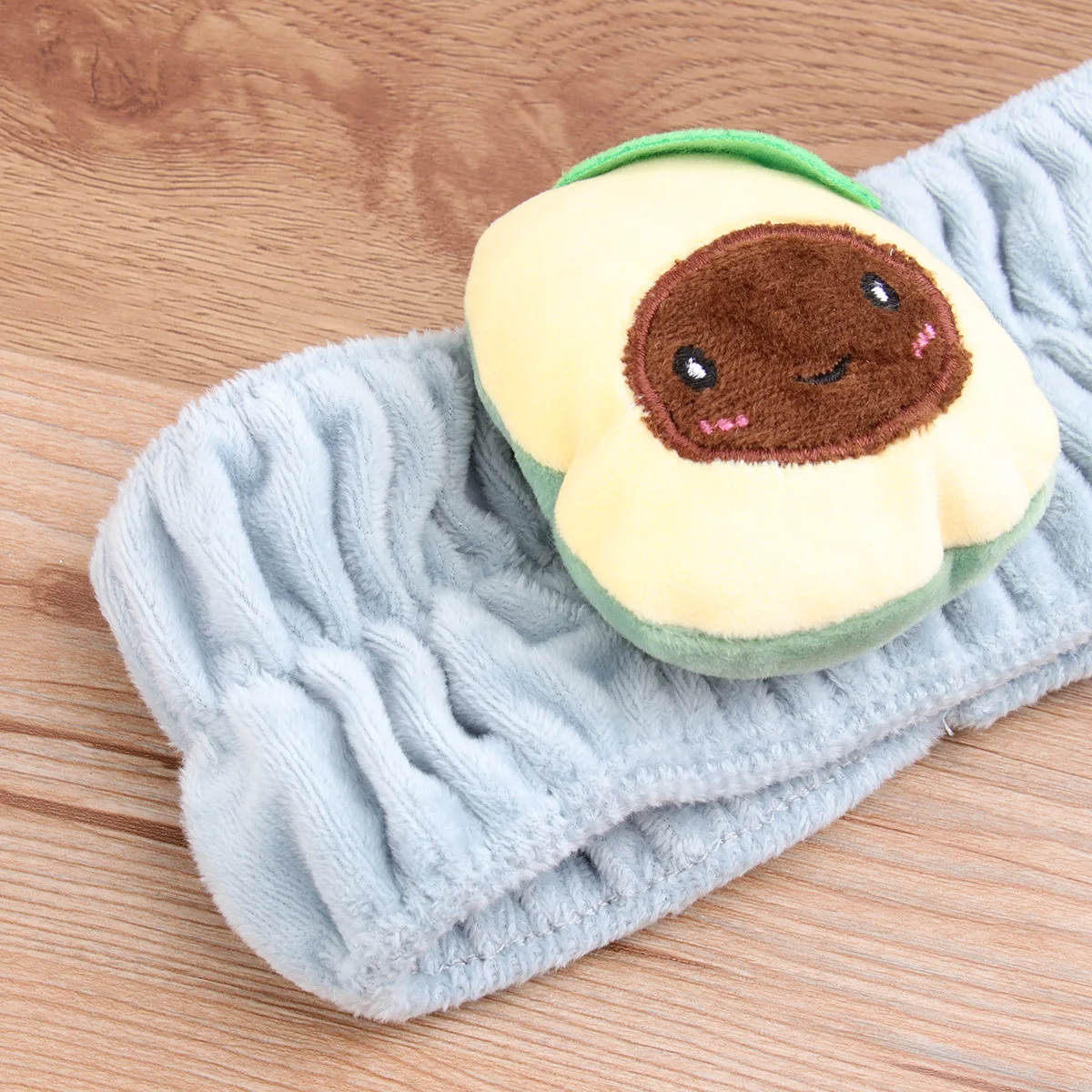 

2Pcs Avocado Make Up Headb Elastic Makeup Hair for Washing Face Spa Facials Running