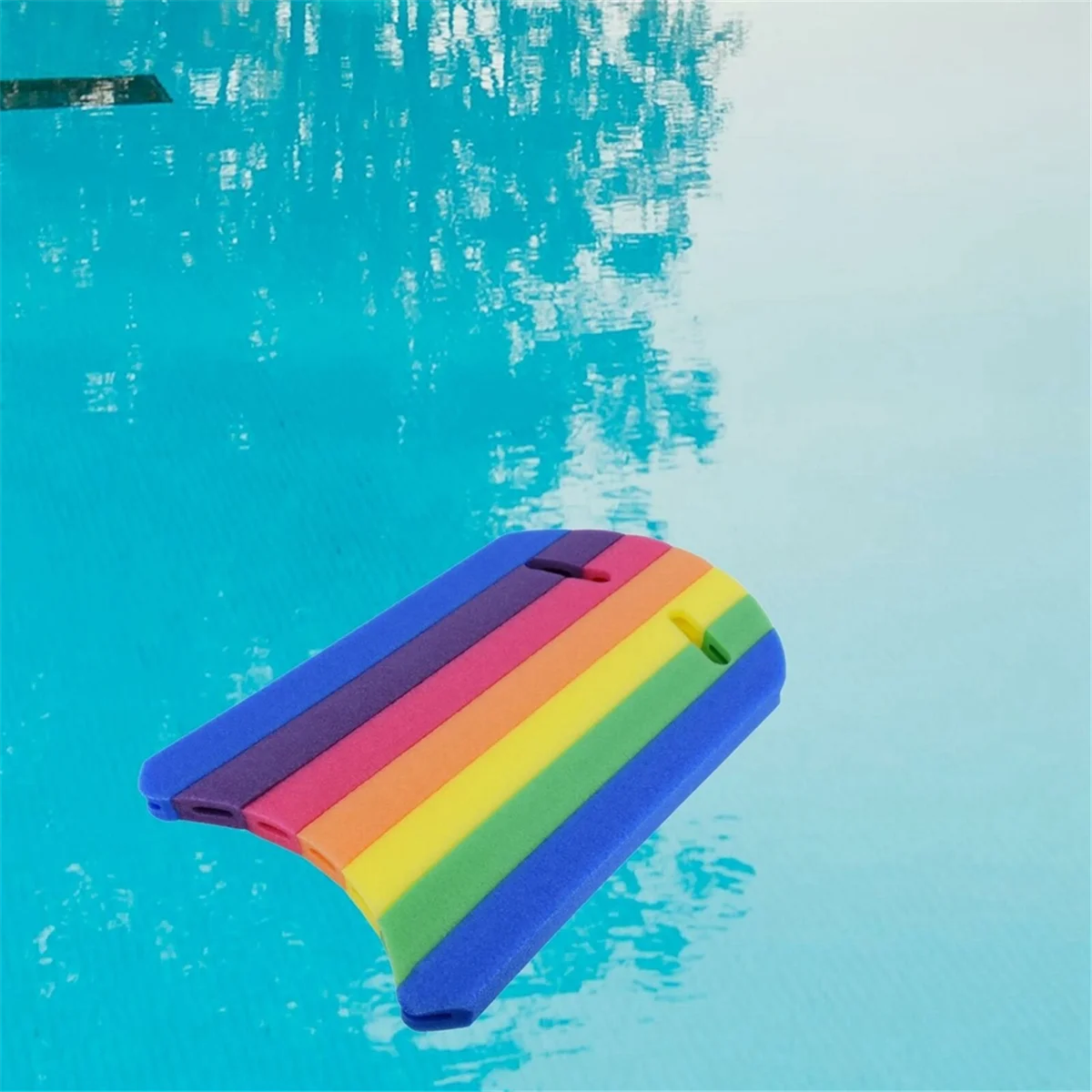 SLQZT Bambini Adulti Arcobaleno Nuoto Kickboard Schiuma Galleggiante Kick Board Piscina Aiuto per l'allenamento Galleggiante Strumento per la tavola in schiuma a mano