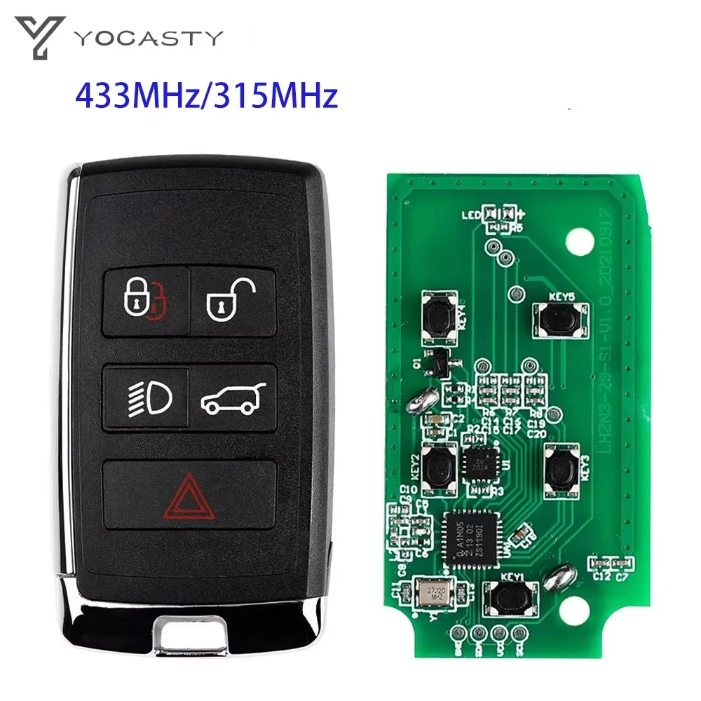 

YOCASTY Lonsdor Smart Key for Land Rover LR2 LR4 Jaguar F-Pace F-Type XE XF XJ 315MHz/433MHz Support K518 2018 2019 2020 2021