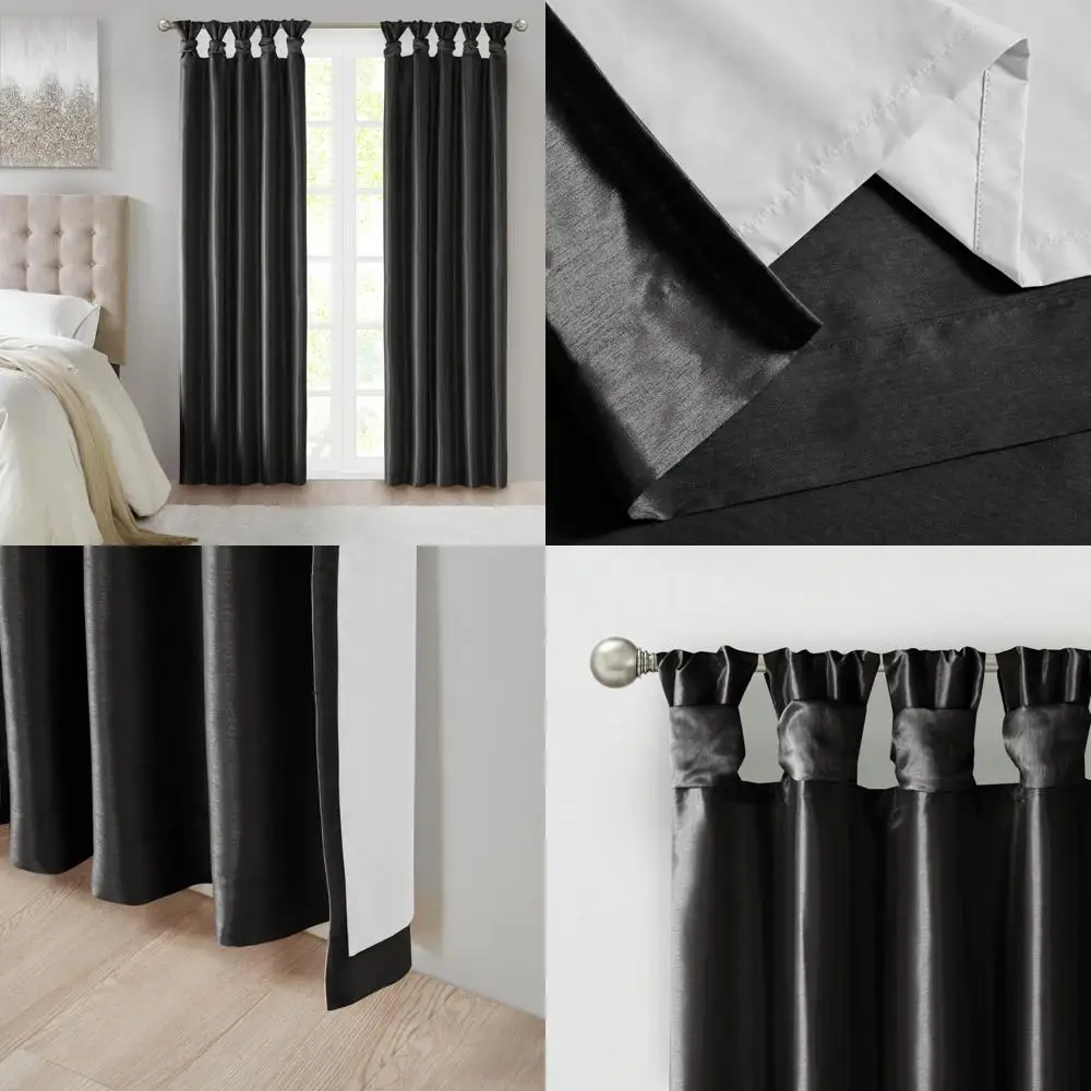 ألواح ستائر نافذة التعتيم 50 × 95 بوصة، إجمالي الظلام، عزل ثقيل، حماية من الأشعة فوق البنفسجية، تقليل الضوضاء، كفاءة في استخدام الطاقة،