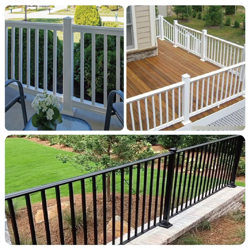 Wholesale DIY Easy Installation Custom Any Material Railing System Stainless Aluminum For Outdoor Balcony Deck  Accessories view 6
