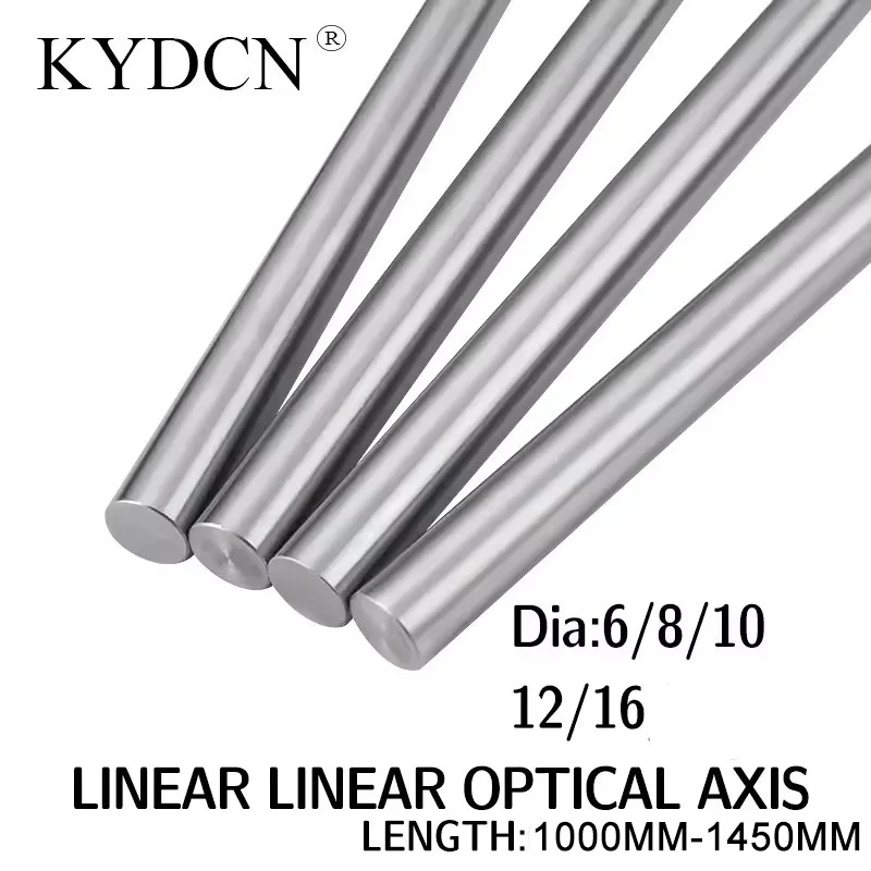 

6mm 8mm 10mm 12mm 16mm linear shaft 1000 1050 1100 1150 1200 1250 1300 1350 1400 1450 mm Chromed Harden Rod Linear Motion Shaft