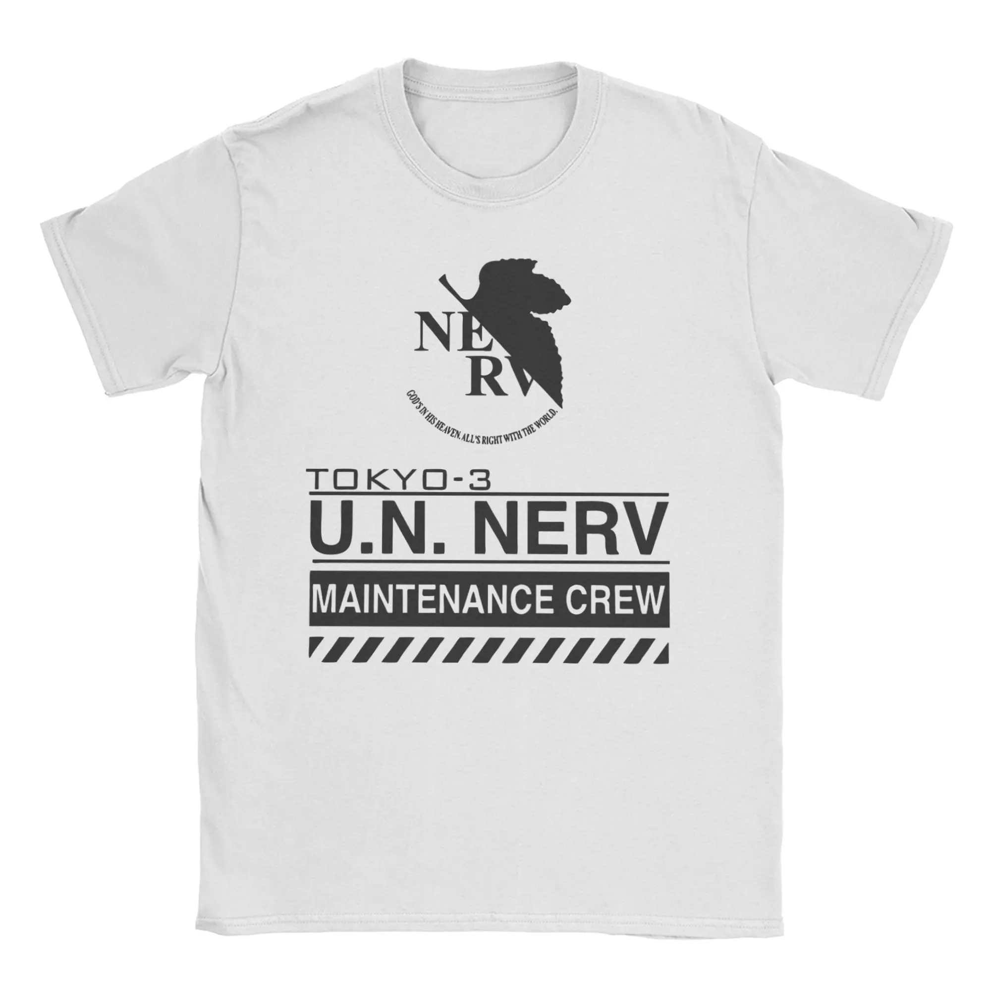 Vintage Tokyo-3 Nerv Neon Genesis EVA Eva T-Shirt for Men Women  100% Cotton T Shirts  Short Sleeve Tee Shirt New Arrival Tops