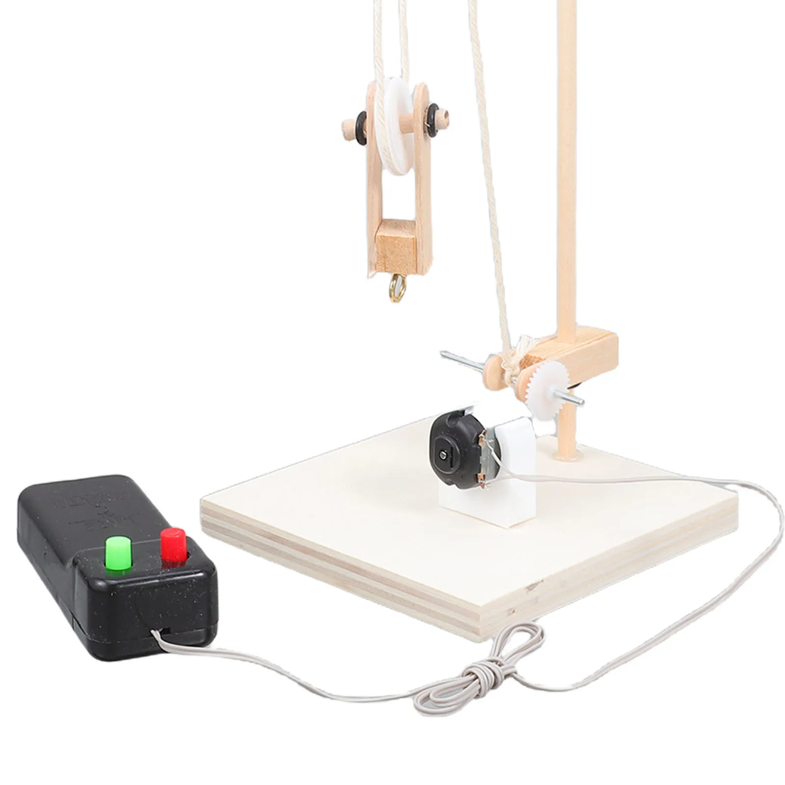 Hausgemachte Riemenscheiben-Set, Physik-Experiment, Block, mechanische Riemenscheiben, kleine Kits, wissenschaftliches Lernspielzeug, Werkzeug, Bildung