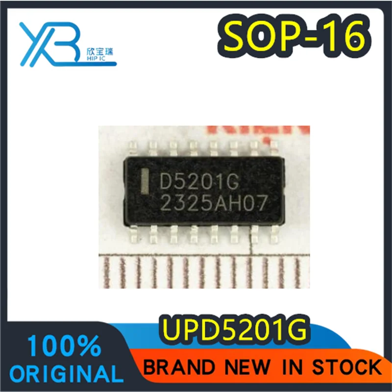 

(10/50 pieces) D5201G UPD5201G SOP16 brand new original quad analog switch chip, fast delivery, in stock
