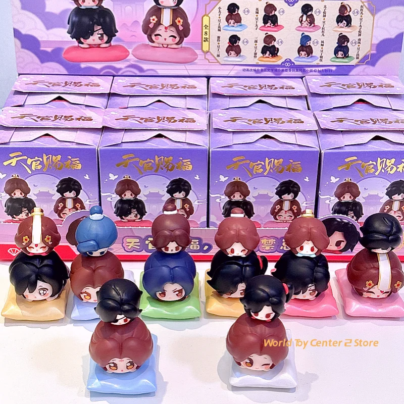 

В наличии Подлинная серия Tian Guan Ci Fu Cartoon Lie Prone Blind Box Xie Lian Hua Cheng Yue Shen Mystery Box Аниме Фигурка Подарок