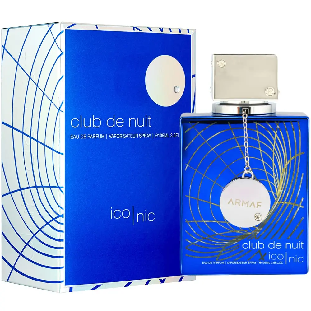 

ARMAF club de nuit iconic Men's Eau De Parfum 3.6oz, Crisp Aquatic & Woody Scent, Refreshing Long-Lasting Fragrance