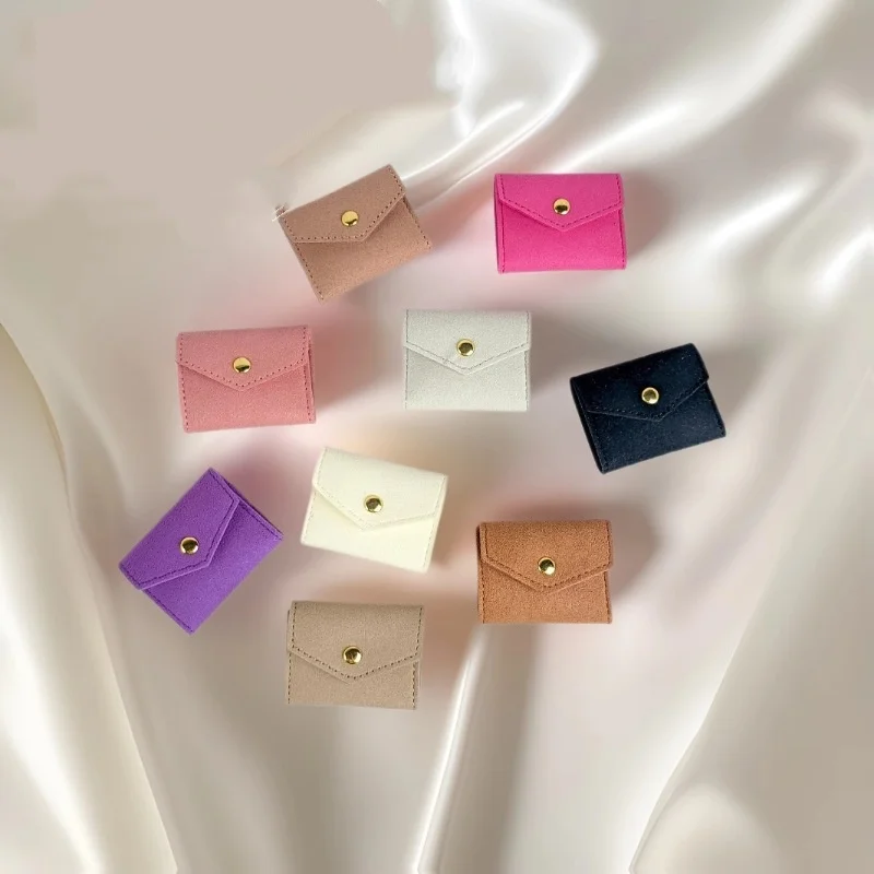 Mini Jewelry Display Bag Multi-Functional Portable Jewelry Roll Case Foldable Jewelry Pouch Exquisite For Business Trips Gift