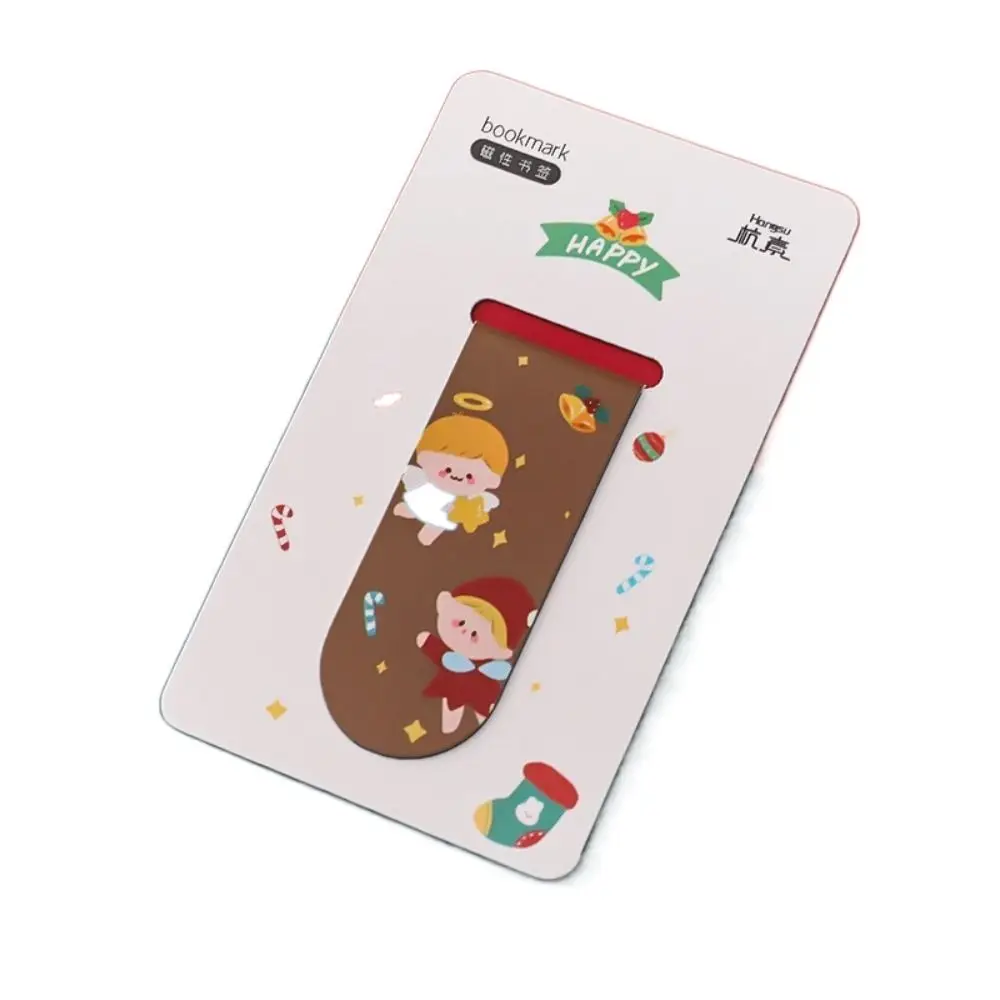 

Supplies Christmas Gifts Gifts For Teacher Page Marker Christmas Bookmarks Book Page Folder Magnetic Bookmarks Reading Marker
