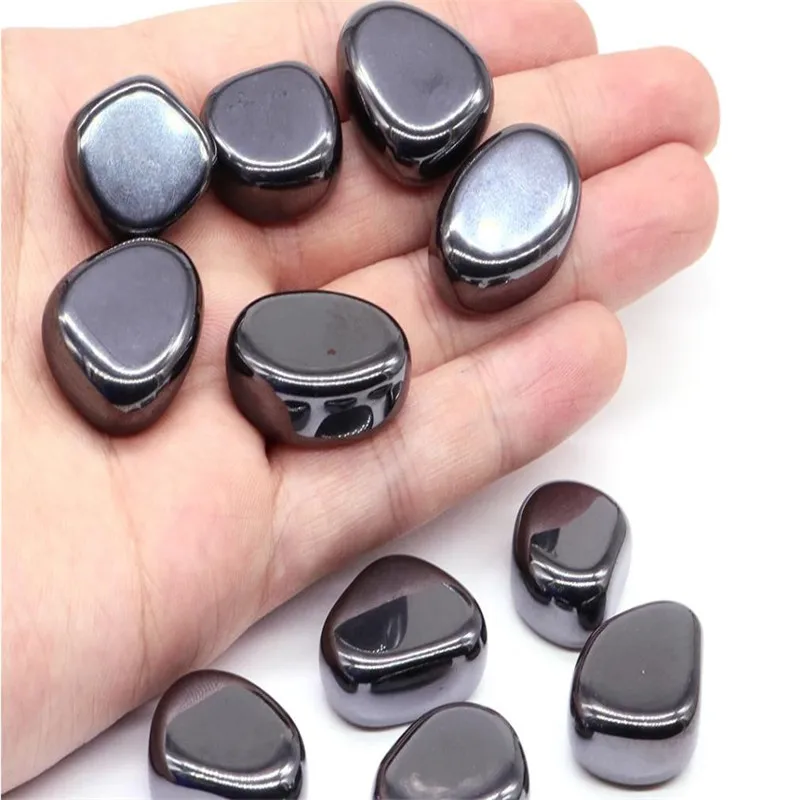 Natural Hematite Irregular Tumbled Stones Reiki Healing Crystals Quartz Aquarium Mineral Gemstone Home Decor Specimen Decoration
