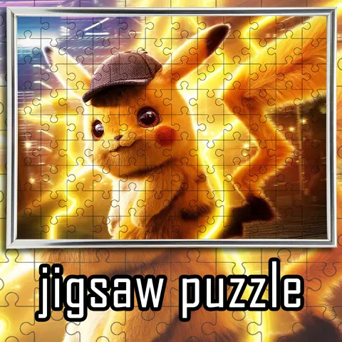 Detective Pikachu Realistic Style Anime Wooden Jigsaw Puzzle 108/200/300/500/1000pcs Color Box