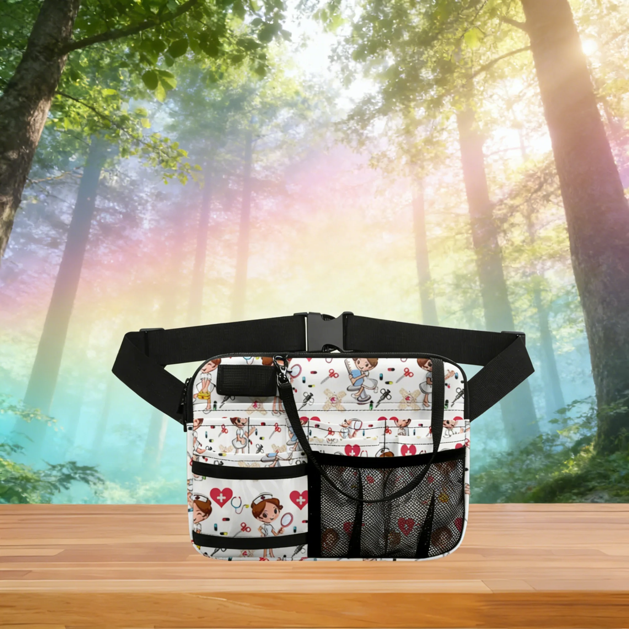 Sac banane tendance pour infirmière motif médical - usage example