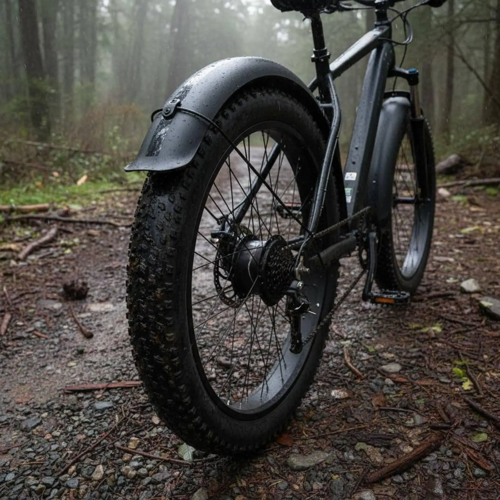 Bike Mudguard Durable PP Front Rear Mud Flaps Mudguard Mountain Bike Accessory for Fatbike 20 Inch - view 5