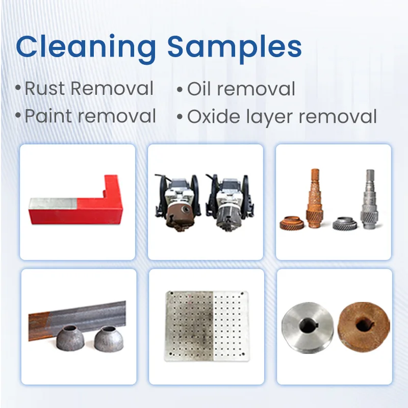 La macchina per la pulizia laser a fibra CW dell'industria lavorativa 24 ore rimuove la vernice dal metallo