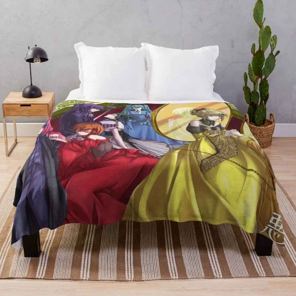 

Evillious Chronicles - VOCALOID Throw Blanket Camping Bed linens Shaggy Blankets