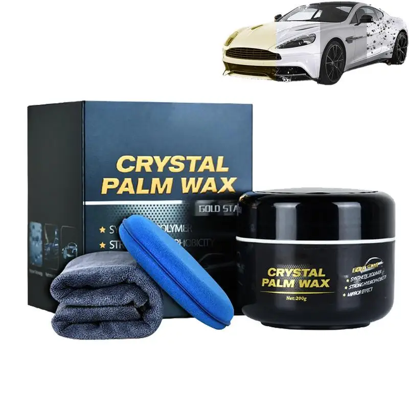 

Car Detailing Kit Car Paint Wax Car Detailing Long Lasting Professional Finish Car Care Kit For Maximum Gloss & Shine Repels