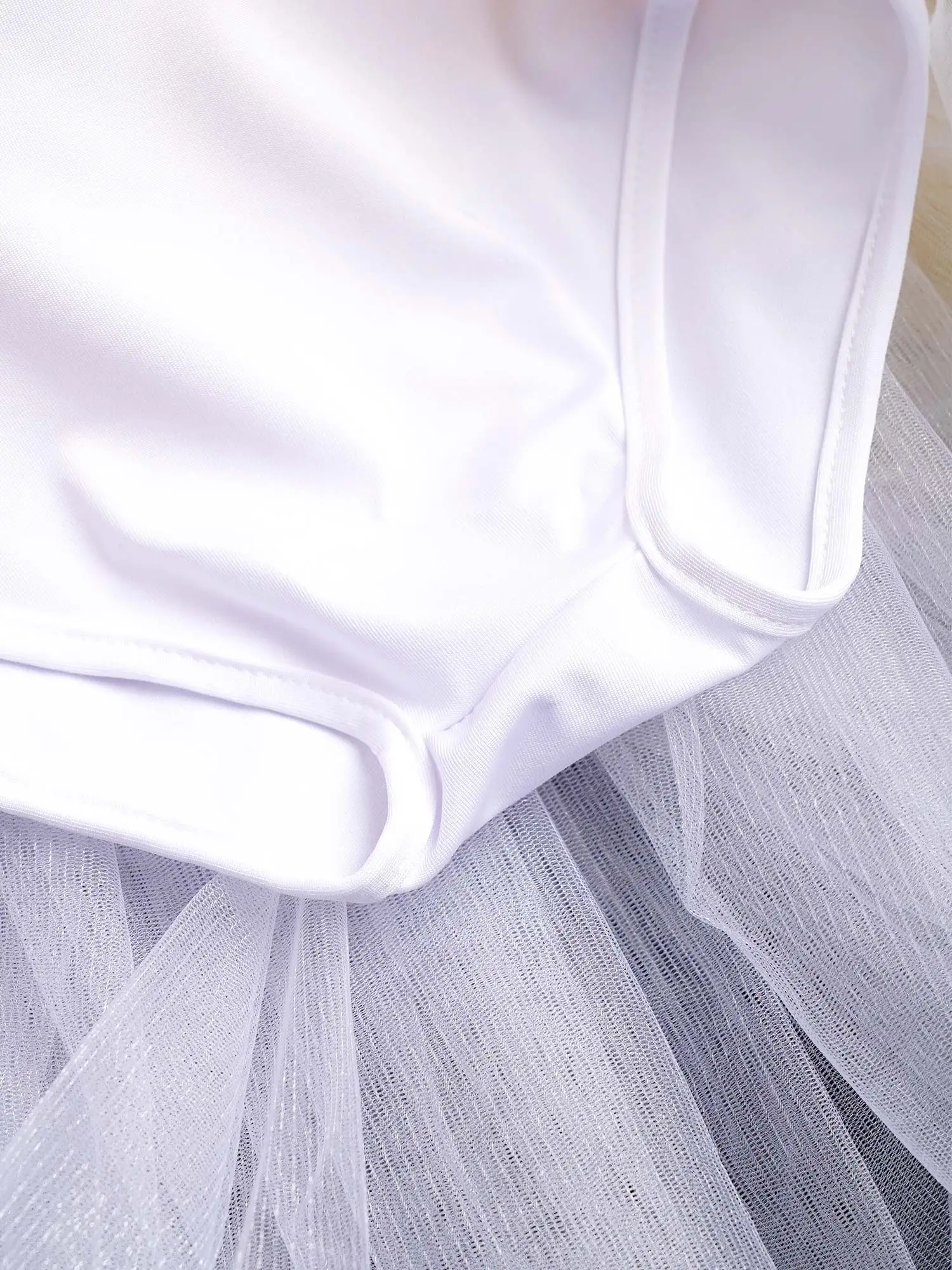 Kinderen Meisjes Ballet Jurk Mouwloos Verstelbare Bandjes Kanten Rand Gelaagde Tule Tutu Jurken + Hoofddeksels Set Dansvoorstelling Kostuum