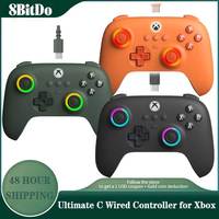 8BitDo Ultimate C Wired Controller with Hall Effect Joysticks，USB Gamepad for Xbox Series X、Series S, Xbox One, and PC Windows.