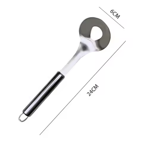 Stainless Steel Meatball Spoon Premium Long Handle Non-Stick Meatball Maker with Hanging Hole Easy Clean Mirror Finish Kitchen